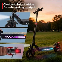 Trottinette Électrique Pliable WildStride T4Plus, Autonomie Max 60KM, 48V 15Ah, Pneu 10'' à Pression Maximale, Double Amortissement, Hauteur Réglable, Idéale pour les Trajets Quotidiens 8