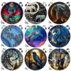 Mysterious Cute Animals Wooden Puzzle For Adults Wooden Crafts Colorful And Round Shaped Animal Puzzle Wood Craft Toys For kids 1