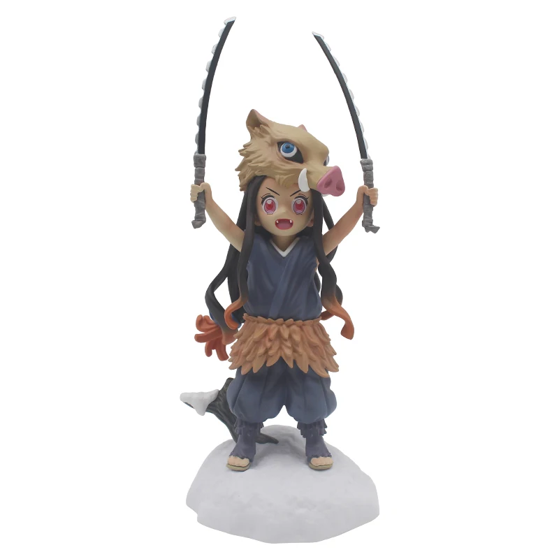 

Demon Slayer Figure Kamado Nezuko Cosplay Props Kawaii Cartoon Standing Posture Desktop Ornaments Collect Model Toys Anime Gift