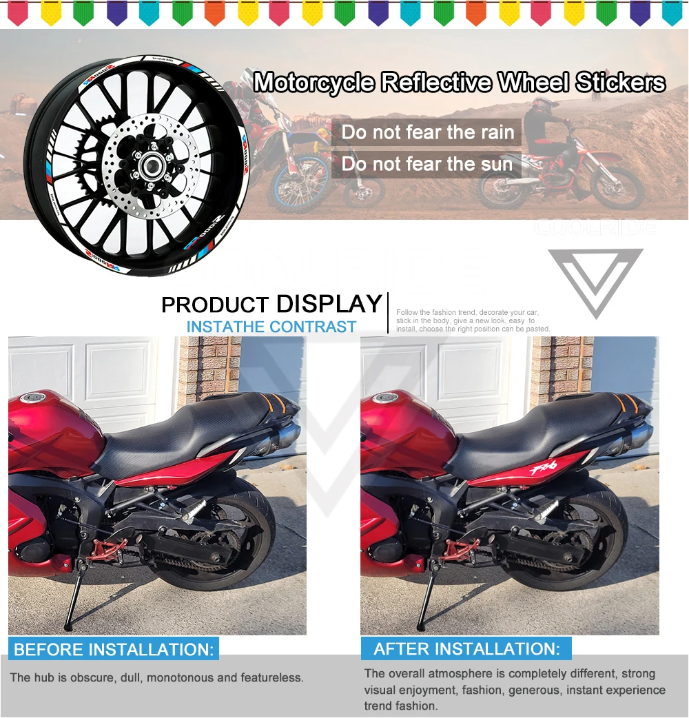 Рисунок 2 - Светоотражающая наклейка для мотоцикла FZ 6N 2004