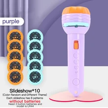  Flashlight Projector Torch Lamp Toy Cute Cartoon Creativity Toy Torch Lamp Flashlight Projector Toy  Baby Sleeping Story Book 