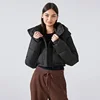 Lemon Wunder Puff Hooded Down Jacket Women's Detachable Hooded All-match Jacket Windproof Waterproof Sport Top 1