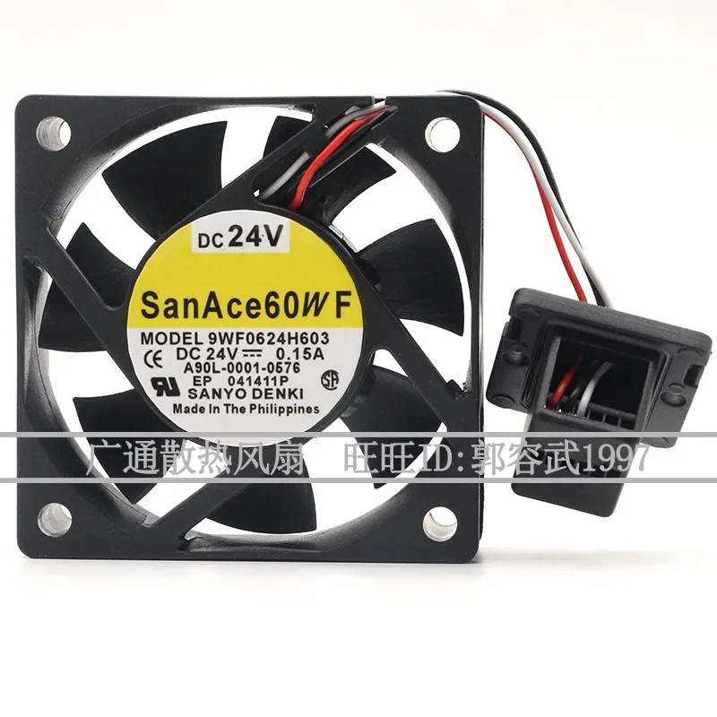 

Оригинальный осевой вентилятор охлаждения системы FANUC 9WF0624H603 A90L-0001-0576 24 в 0,15 а 6 см 60*60*20 мм