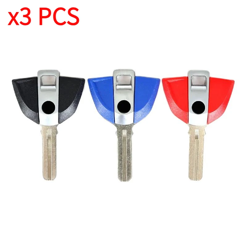 3Pcs New Blank Key Motorcycle Replace Uncut Keys For BMW F800R K1300GT K1200R R1200RT K1300R F650GS F800GS S1000RR R1200GS R1150 motorcycle keys motorcycle key accessories