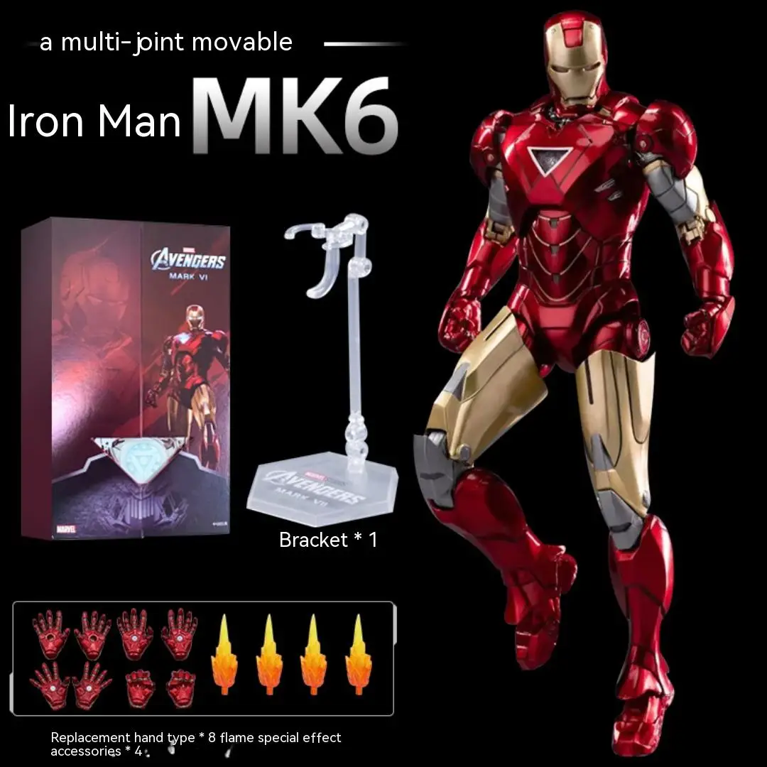 thumbnail image 1 of Figura de acción de Tony Stark modelo Iron Man Mk43 Marvel Legends Mk42 War Machine 1/10 Mk50 Mk2 Mk3 Mk4 Mk5 Mk6 Mk7 original nueva, 1 of 5