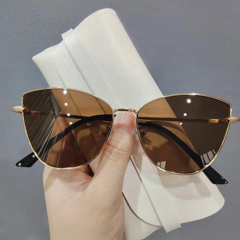 1/2/3Pcs Cross-Border Metal Small Frame women sunglasses Female European and American 8390