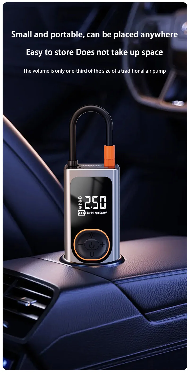 Xiaomi Car Air Pump Portable Wireless Air Pump, High-pressure Inflation Bank Ult