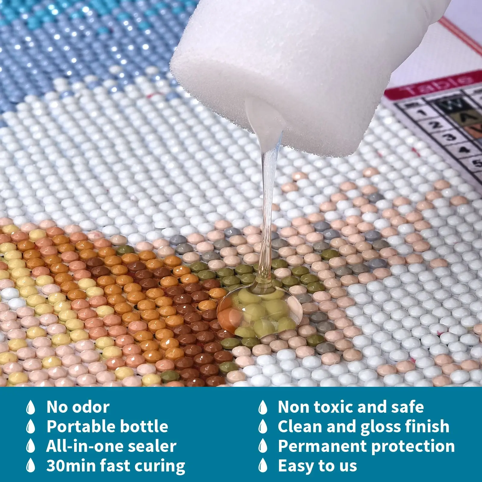 25-240ML Diamond Painting Sealer 5D Diamond Painting Art Glue Permanent Hold Shine Effect Sealer Puzzle diamond painting sealer,diamond painting,diamond painting accessories