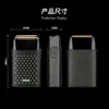 2024 New  Electric Men's Razor Professional Electric Shaver WMARK NG-998 Stainless Steel Etched Titanium Two-blade Razor 6