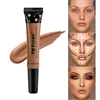 Nude Makeup Facial Foundation Waterproof Cover Blemish Base Fluid Concealer Oil Control Lasting Brighten Skin BB Cream Cosmetics 1