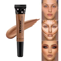Nude Makeup Facial Foundation Waterproof Cover Blemish Base Fluid Concealer Oil Control Lasting Brighten Skin BB Cream Cosmetics 1