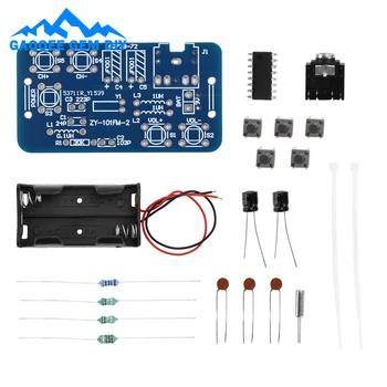 76-108 MHz Frequenza Regolabile Radio FM Kit FAI DA TE Controllo Del Volume Con Interruttore di Alimentazione Kit di Pratica di Saldatura Insegnamento Elettronico