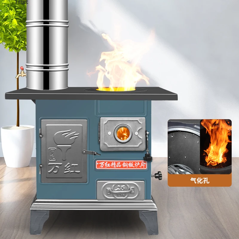 Outdoor Fire Pits New Oven Home Indoor Firewood and Coal Dual-use Wood-burning Stove for Heating Thickened Rural Firewood Stove