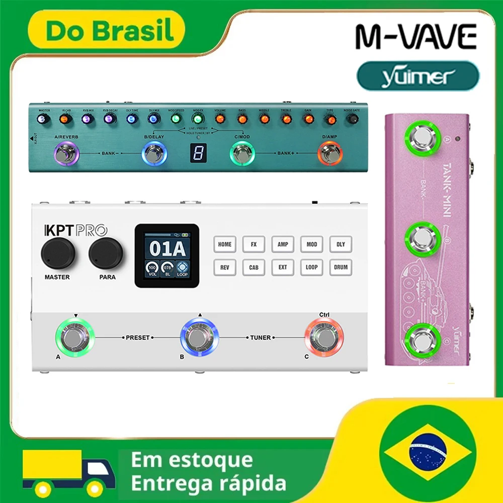 税込】M-VAVE Yuimer KPTPRO 2025 NEW ギターエフェクトペダル TANK G