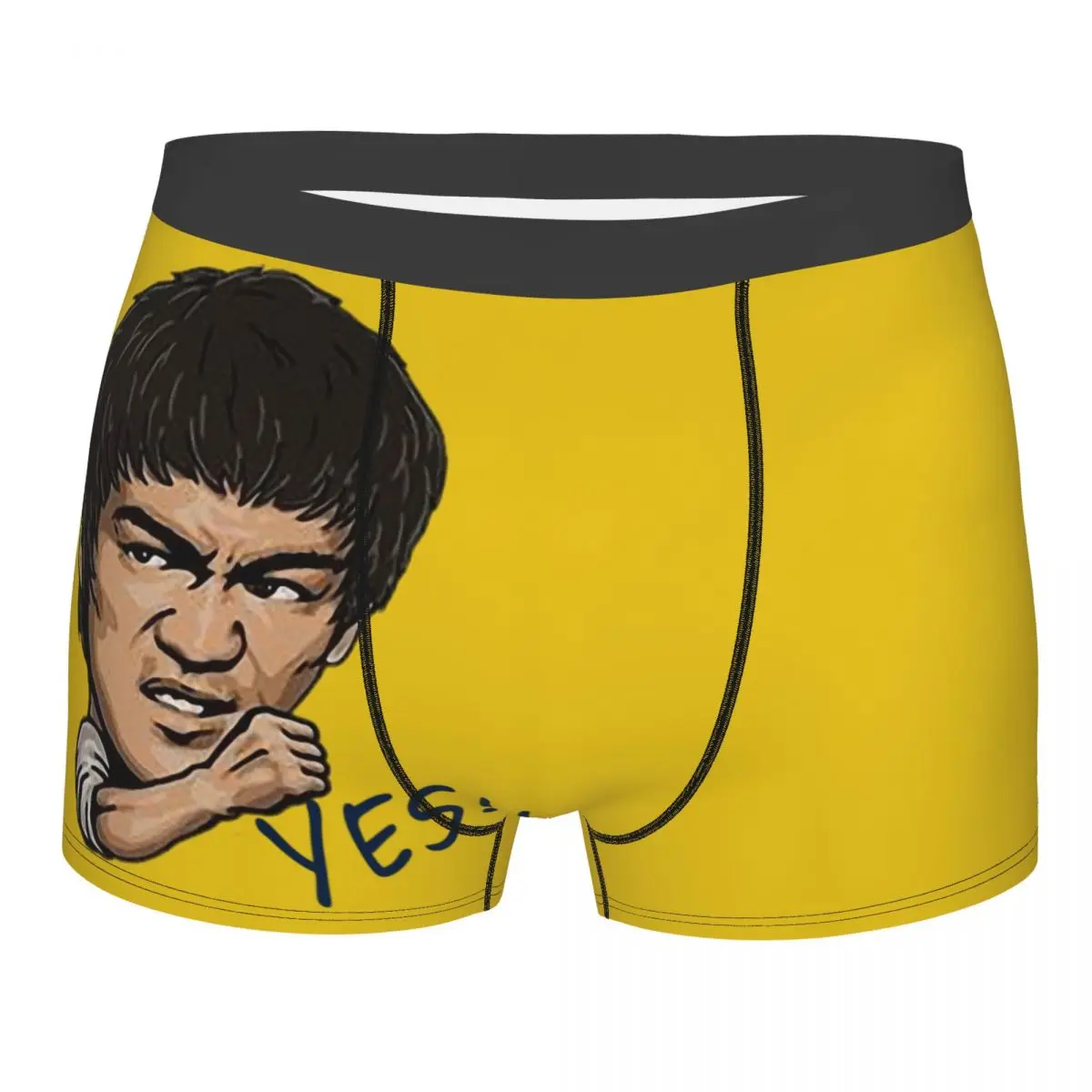 The Dragon Master Bruce Lee Kung Fu Yes Man's Underpants Highly Breathable High Quality Gift Idea