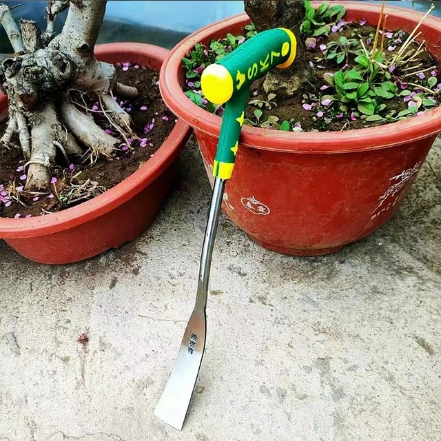 Kerti Gyomlálás És Transzplantációs Szerszám Mezőgazdasági Lapát Fokhagyma Nőnek Zöldségek Ásni A Gyökereket Lapáttal - Image 3