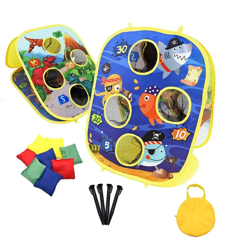 

Children Throwing Sticky Ball Target Sandbag Throw Sports Dartboard Shooting Creative Outdoor Cloth Sucker Toys For Children