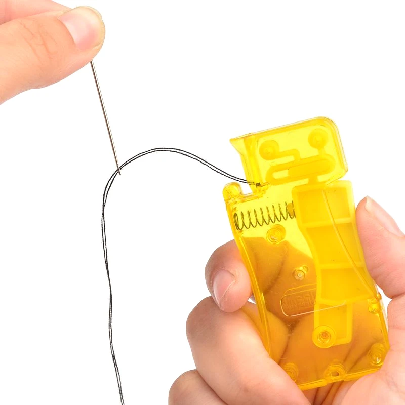 Sewing Needle Threader 1/2pc Home Automatic Needle Threader DIY Tool Hand Sewing Machine Device Thread Auto Needle Cross Stitch Household Accessories