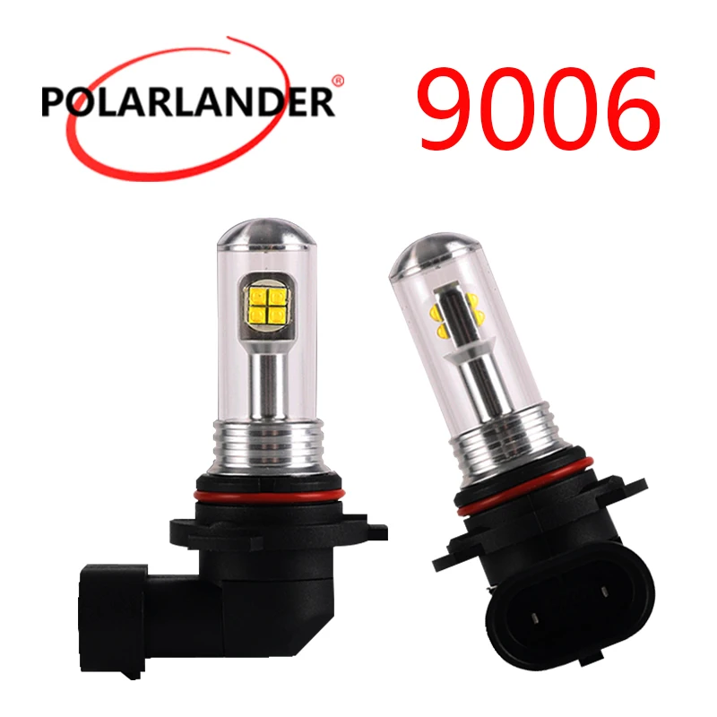 

2 шт., автомобильные передние фары, 6000 лм, 9006 K, 12-24 В