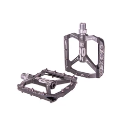 Ultralight CNC Alloy Anti-Slip Cycling Pedals with Sealed Bearings (E89 silver)