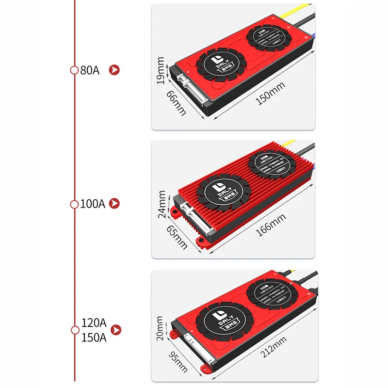 Рисунок 3 - 20S 60V 30A-150A LifePo4 литиевая железная батарея