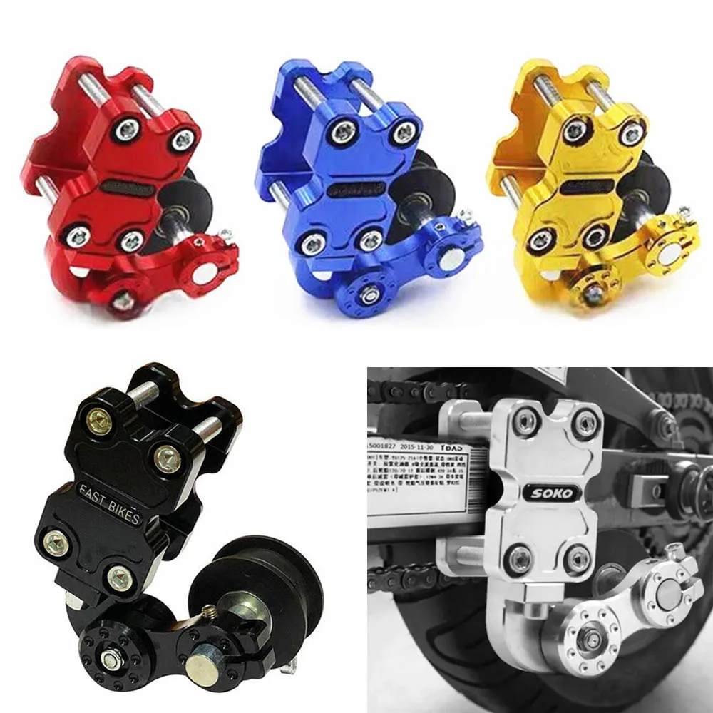 

Universal Aluminum Black/Red/Silver/Blue/Gold Alloy Brand New Adjuster Chain Tensioner Roller For Motorcycle /Chopper ATV