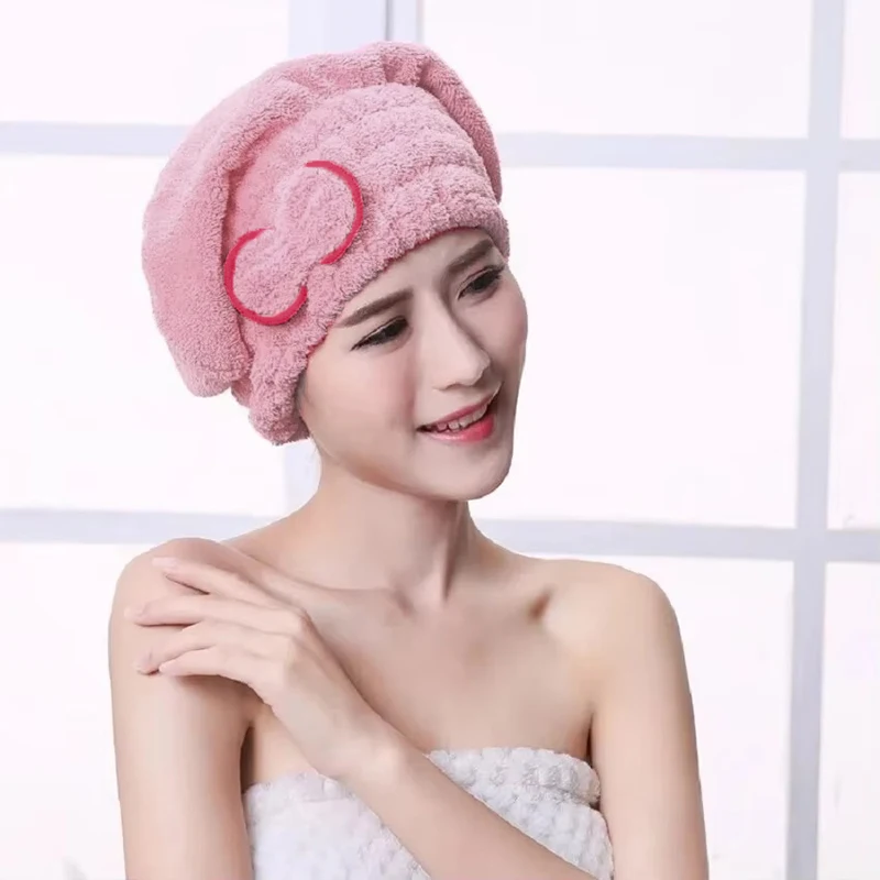 Microfibre Hair Drying Towel Wrap For Women