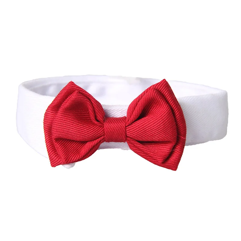 

1PC Pet Puppy Dogs Adjustable Bow Tie Collar Necktie Decoration Accessories New Bowknot Bowtie Holiday Wedding dog bows supplies