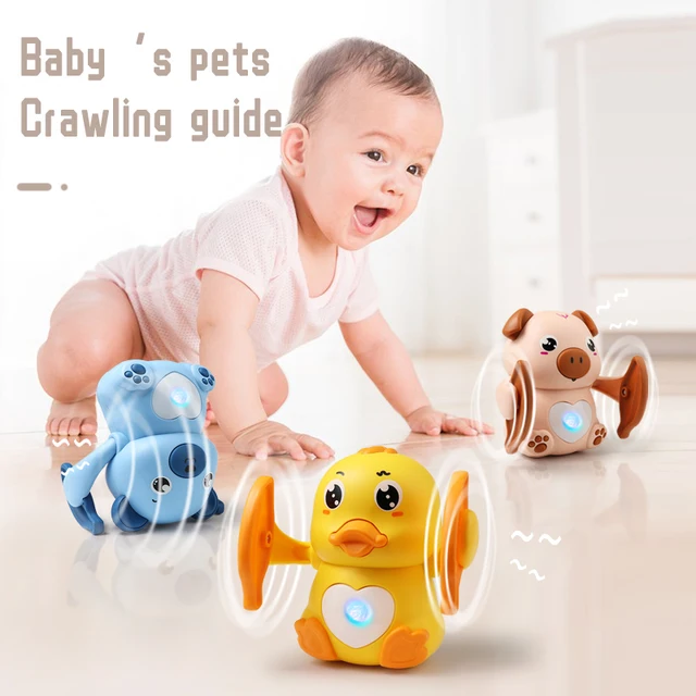 Baby Voice Control Rolling Toys For Children Music Dolls Kid's Toys Sound Controled Rolling Toys For Kids Interactive Toys Gift 3