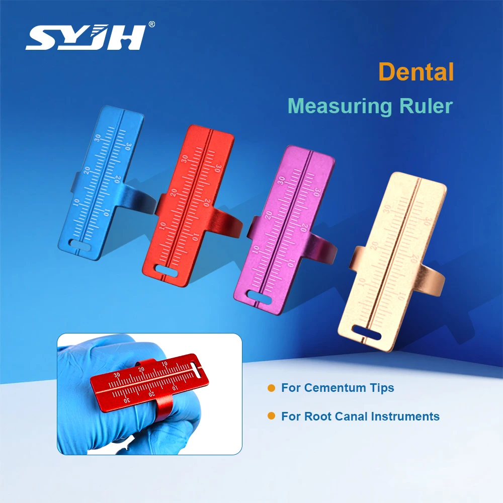 SYJH Dental Root Canal Measure Rulers Tooth Span Measuring Ruler Colour ...