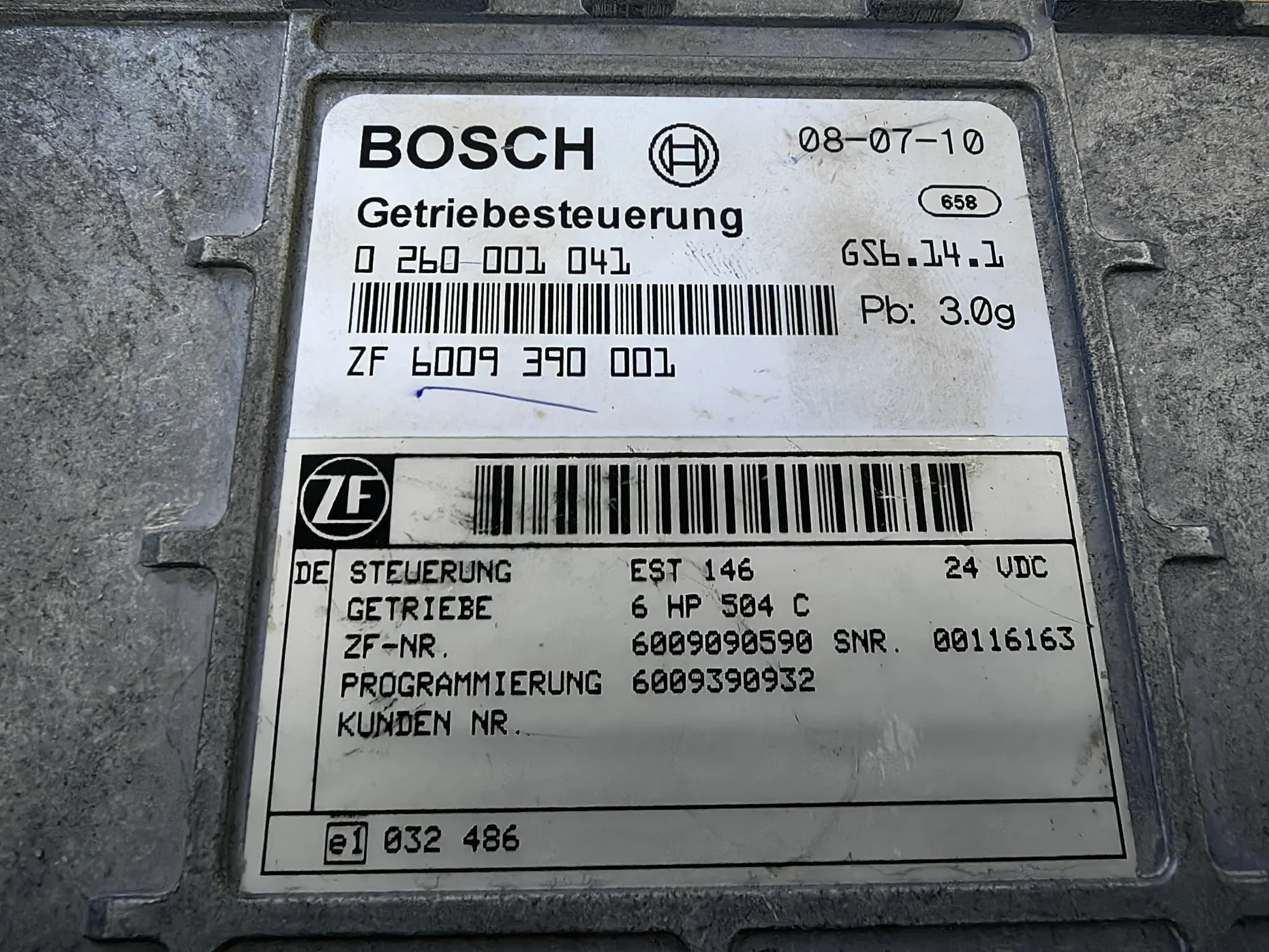 ZF Automatic Transmission Module ZF 6009 390 001/6009 090 590/ 6009 390 932 Model Hot-selling product