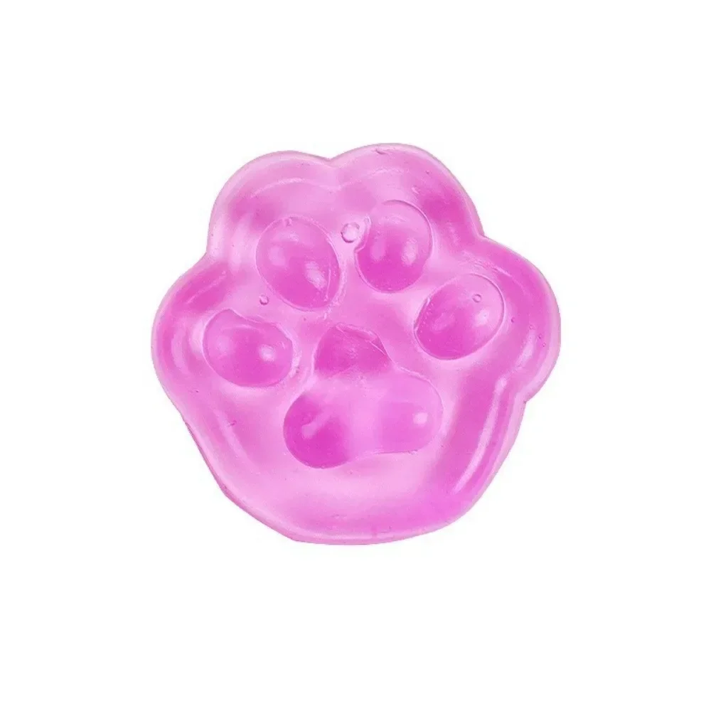 Kawaii Cat Paw Sticky Squeeze Toy Soft Realistic Jelly Glitter Cat's Claw Squishy Stress Relief Toys Kids Adults Unique Gifts 6