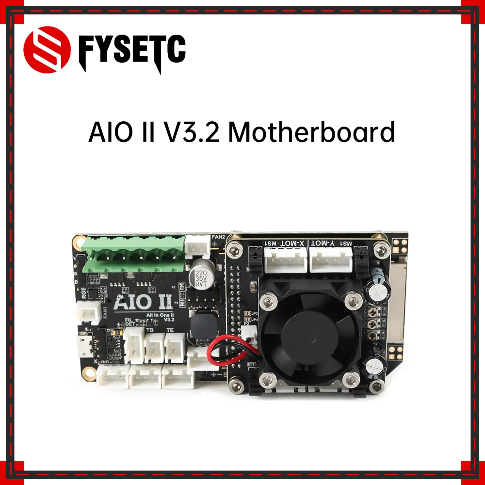 AIO II V3.2 Motherboard All in One II 32 Bit MCU 32bit 256 Microstep RGB Controller Board With Driver Support Marlin For 3DP/CNC t sk105a 03 universal lcd tv controller driver board v53 analog tv motherboard
