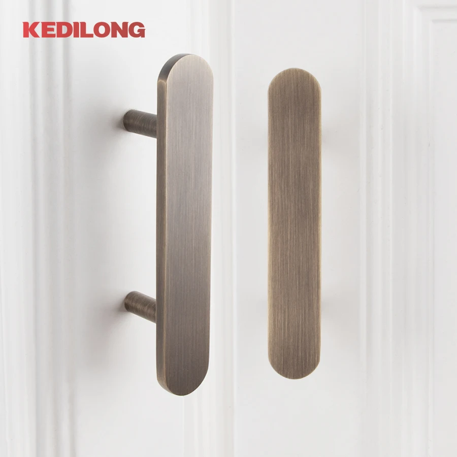 Antique Brass Long Cabinet Pull 2