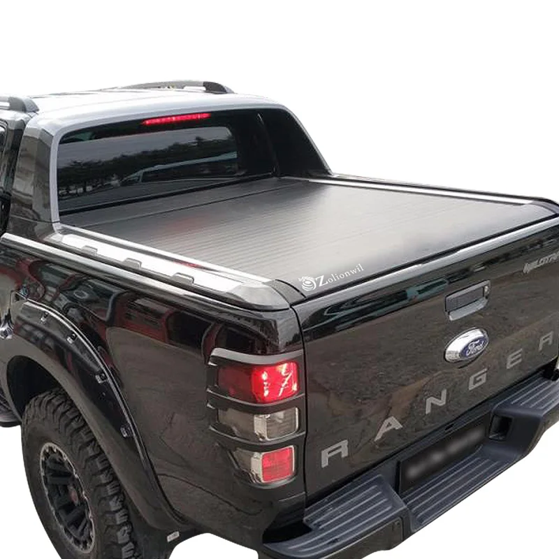 

Zolionwil Pickup Hard Cover Truck Bed Covers Tonneau Cover Sport Car Manual Roller Shutter Lid For F81 2023 Ford Ranger Wildtrak