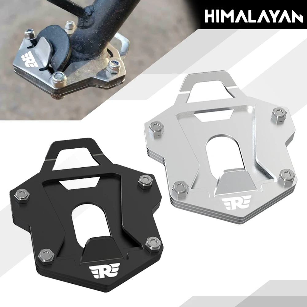 

For Royal Enfield Himalayan 400 411 411cc BS4 Motorcycle Kickstand Sidestand Stand Extension Enlarger Pad 2020 2021 2022 2023