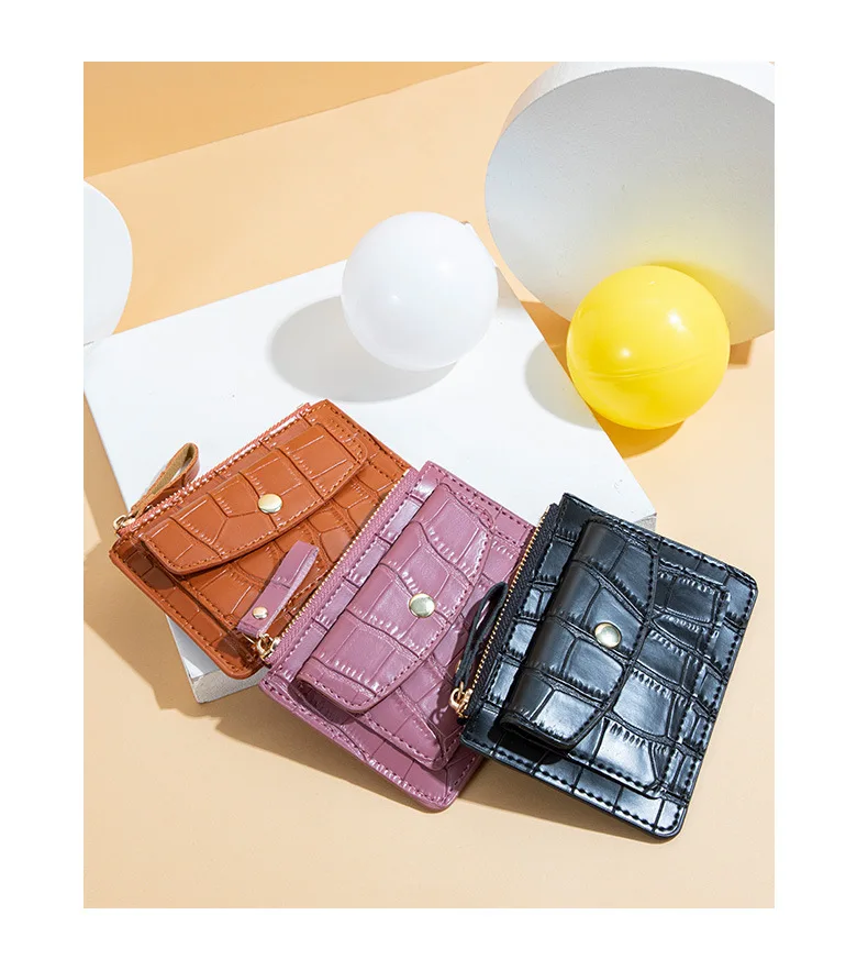 stylish business zip wallet for women