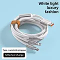 White 3-in-1 cable