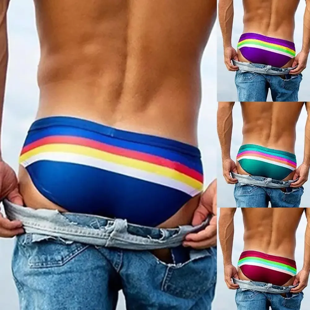Trendy Surf Briefs Skinny Stretchy Swimming Trunks for Man Surf Spa Men Swimming swim trunks swim shorts