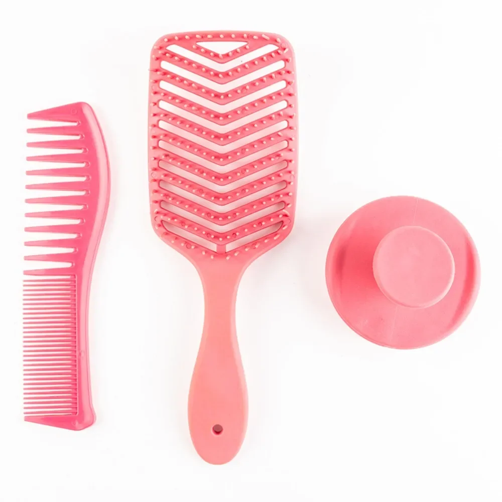 

3Pcs Hairdressing Combs Head Scalp Massage Comb Shampoo Hair Washing Comb Body Massage Brush Wide-toothed Comb Styling Tools