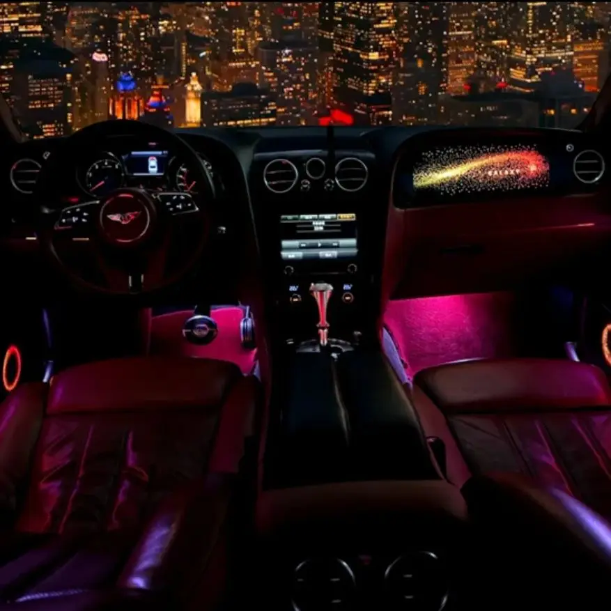 Fit For Bentley Continental Bentayga LED Ambient light car interior lighting upgrade Car accessories Trim Strip Atmosphere lamp