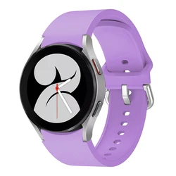 Premium Silicone Wristband with Arc Interface - Original Design for Watch 6 Classic (Purple)
