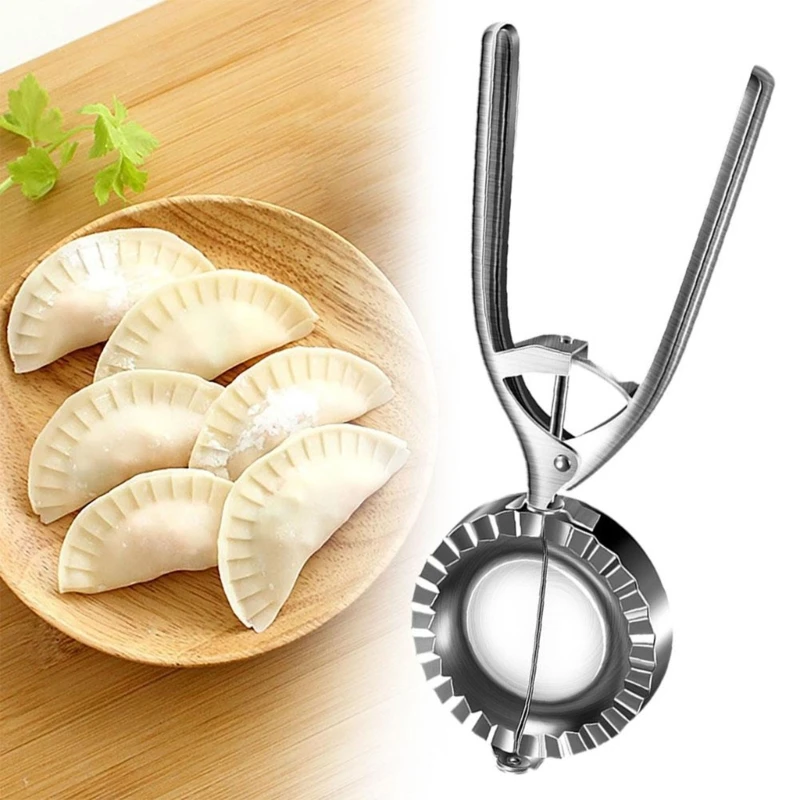

Stainless Steel Dumpling Maker Chinese Food Jiaozi Maker Molds Dough Press Dumpling Pie Ravioli Mould Kitchen DIY Tools