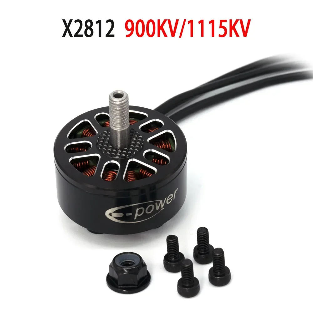 

Двигатель бесщеточный E-power x2812 2812 900kv 1115kv 3-6s для РУ многовинтового летательного аппарата 7 "8" 9 "fpv, запчасти для дрона с дальним радиусом действия