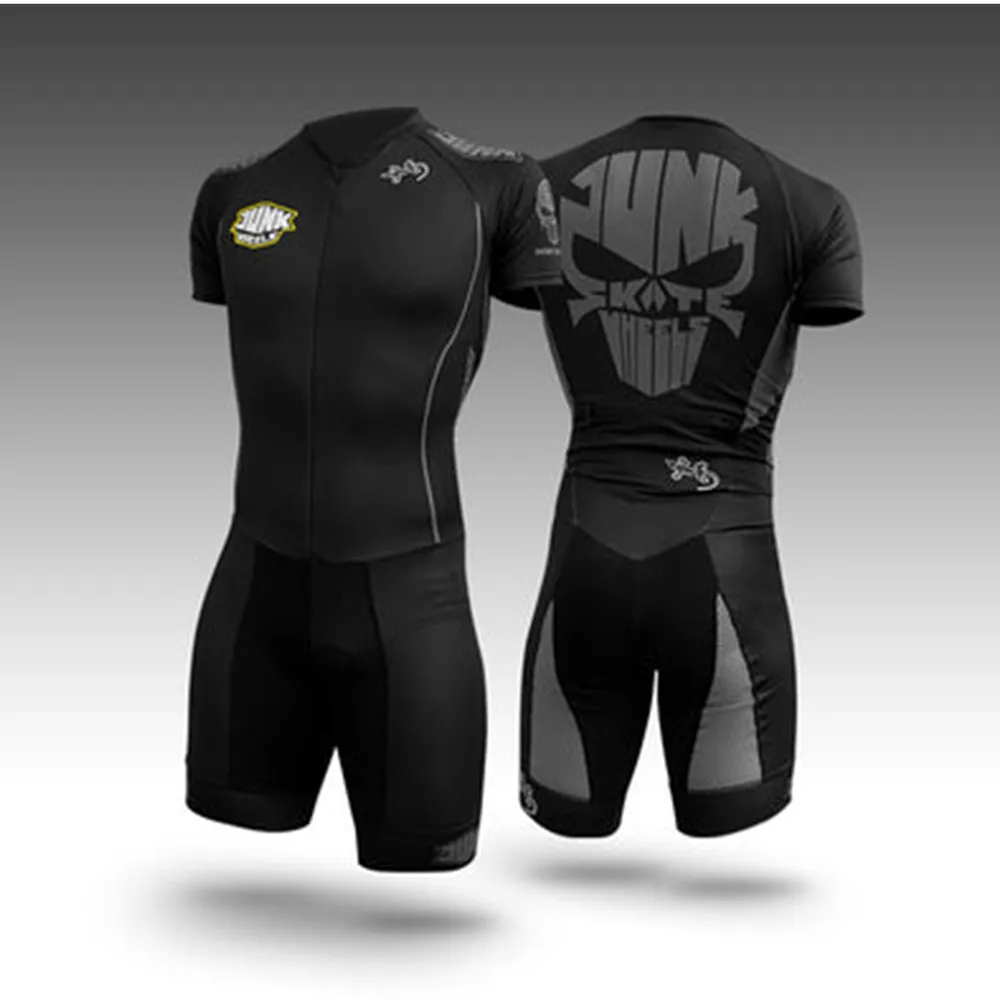 

Скоростные роликовые коньки, мужской костюм для быстрого катания, триатлона, шоссейного велосипеда, Джерси для катания на роликах, летний комплект одежды для велоспорта