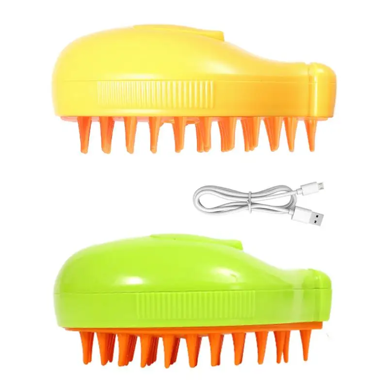 

Steam Brush Electric Grooming Brush With Spray Long Battery Life Multifunctional Pet Hair Cleaning Brush Comb For Cats Puppies