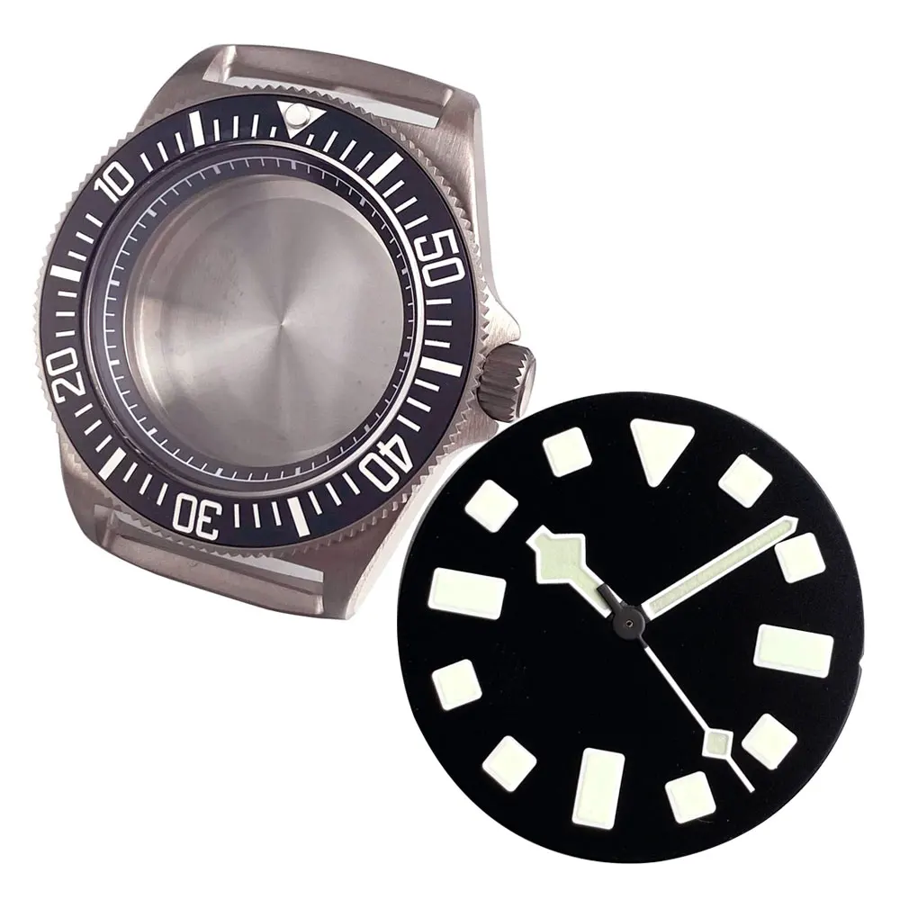 Titanium 42mm FXD 20BAR Sapphire Watch Case with Multicolor Luminous Dial