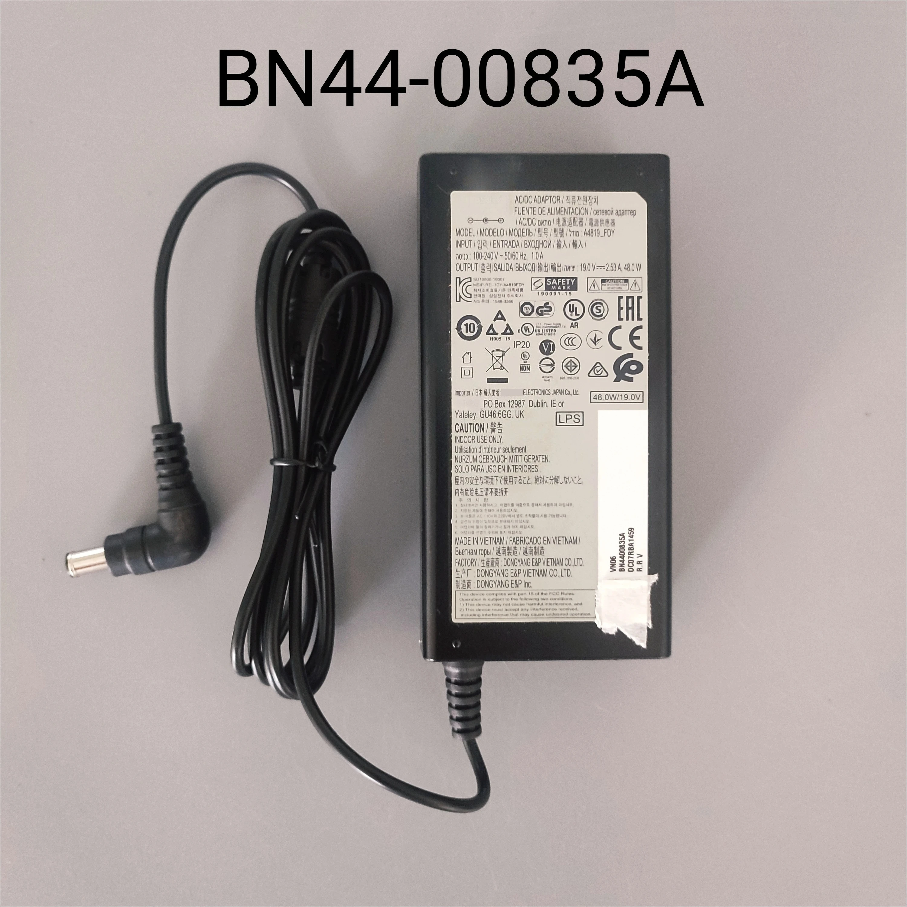 AC DC 어댑터 케이블 충전기,  A4819_FDY 19V 2.53A 48W BN44-..