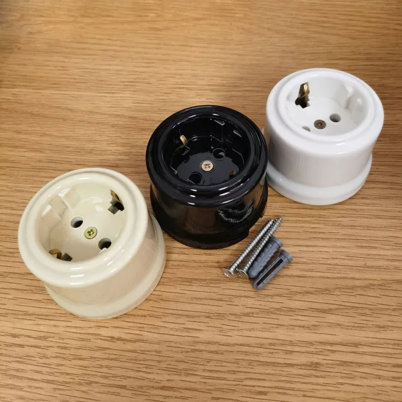 interruptor redondo ceramico controle de luz 01