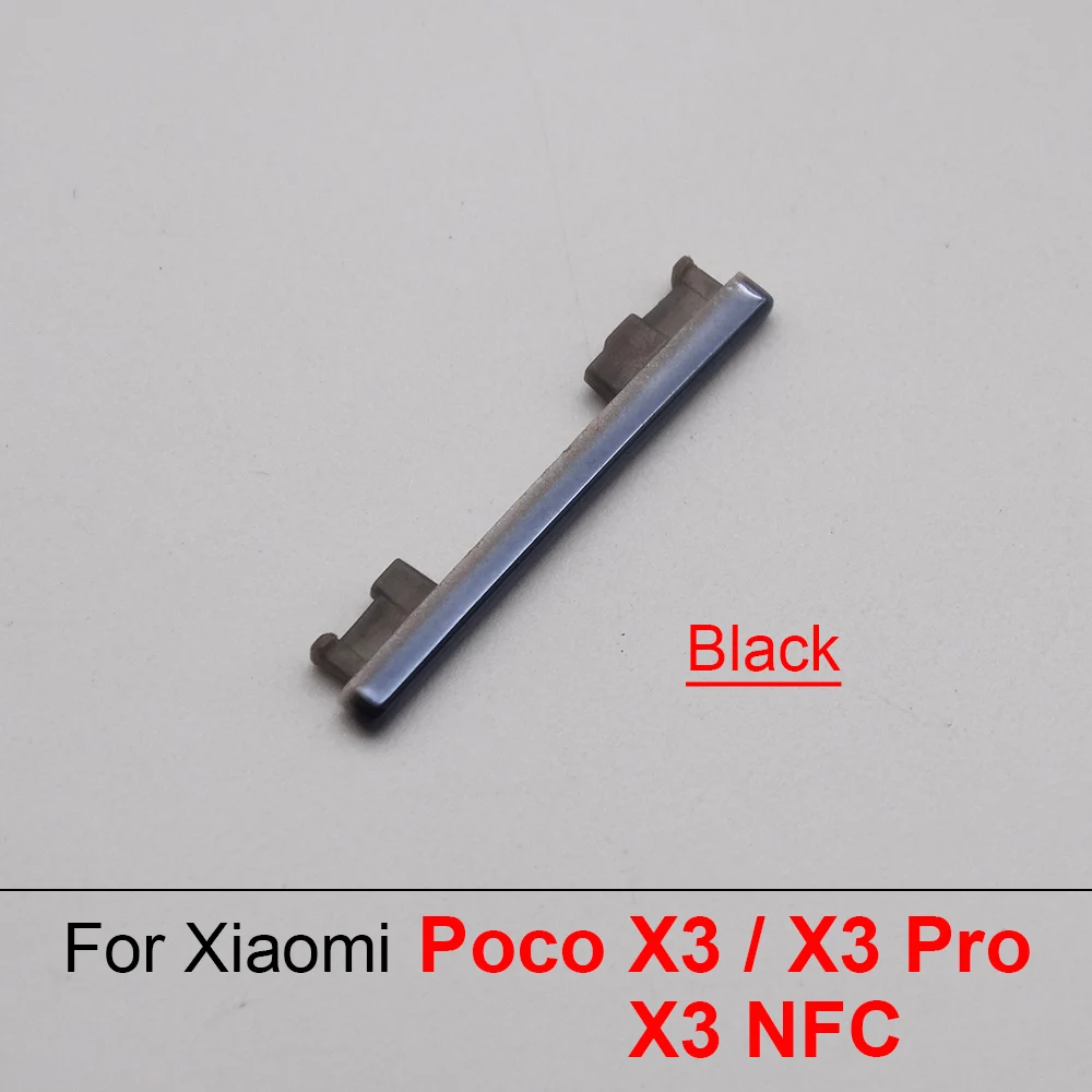 Phone Switch Key Power Volume Control Button Mobile Phone Side Button Key For Xiaomi POCO X3 / X3 Pro / NFC Volume Control Buttons
